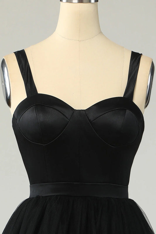 Black Tulle Cocktail Dress