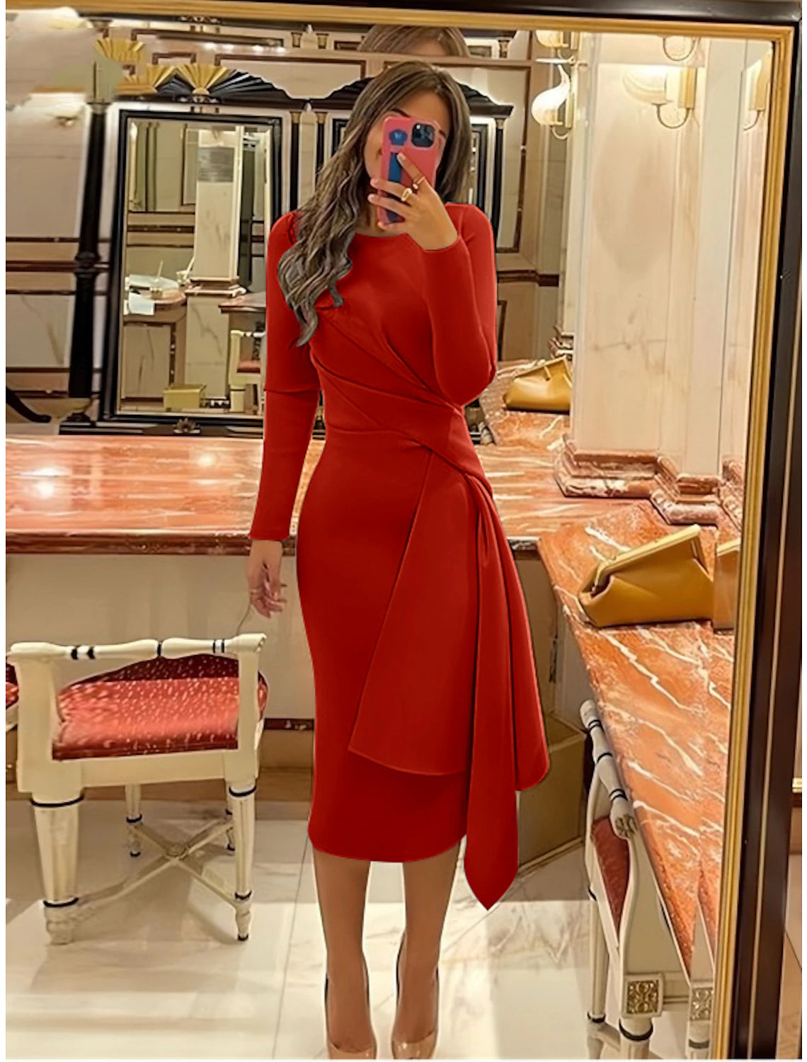 christmas dress knee length Amazon.com: LMSXCT Off Shoulder Christmas Dresses for Women Trendy Fuzzy V Neck Long Sleeve Cocktail Dress Elegant Lace Up Swing Dress Red : Sports & Outdoors