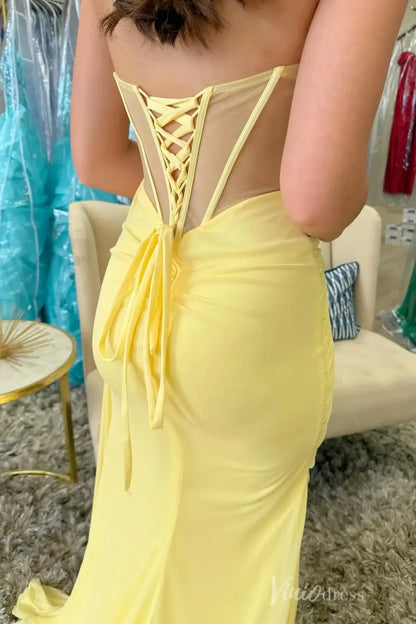 Mermaid / Trumpet Prom Dress Corset Formal Dress Floor Length Sleeveless Off Shoulder With Back Lace Up