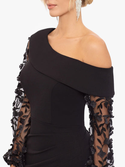 Mermaid/Trumpet One-shoulder Floor-Length Mother Of The Bride & Groom Dresses with Applique